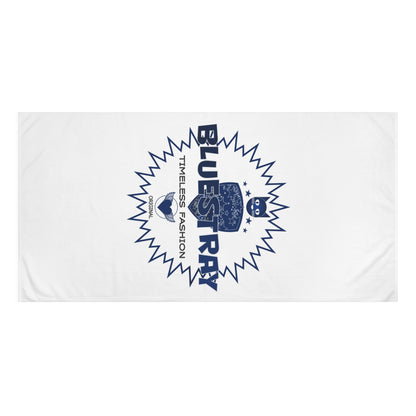 Beach Towel — Bluestray Vintage Crest Design, "Timeless Fashion"