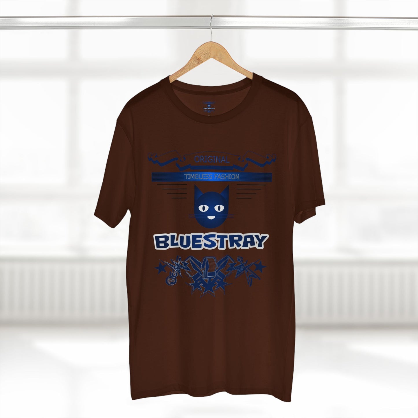 Bluestray Graphic Tee — Retro Cat Logo T-Shirt