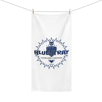 Beach Towel — Bluestray Vintage Crest Design, "Timeless Fashion"