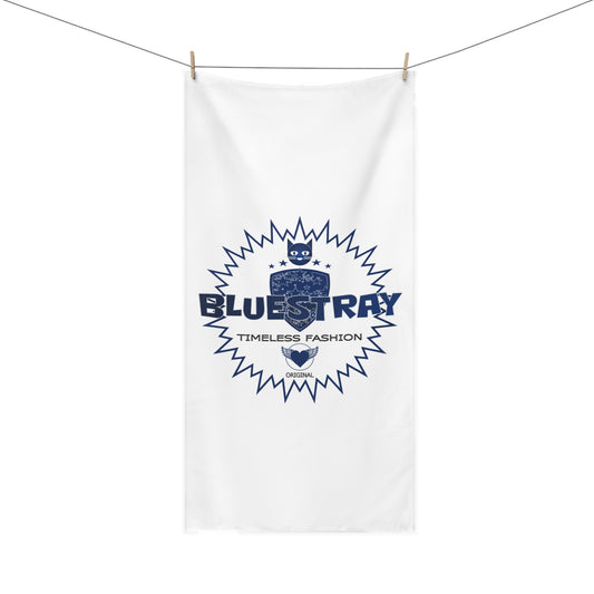 Beach Towel — Bluestray Vintage Crest Design, "Timeless Fashion"
