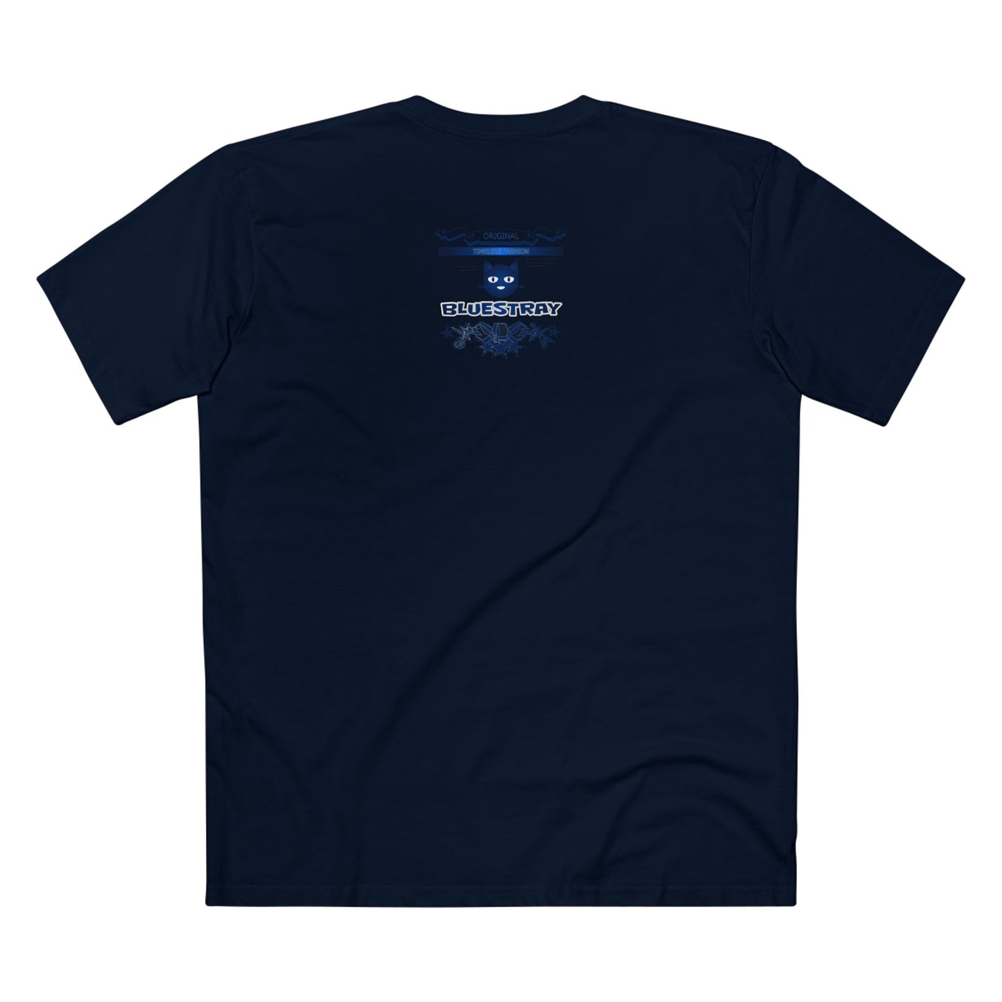 Bluestray Graphic Tee — Retro Cat Logo T-Shirt