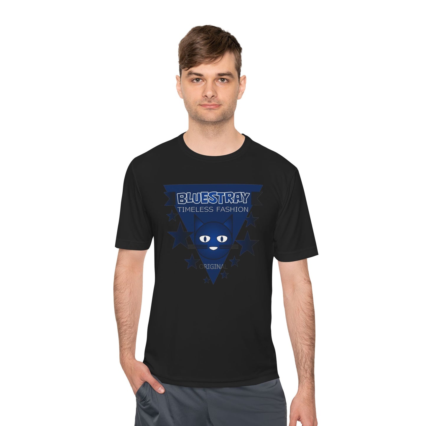 Bluestray Timeless Fashion Tee — Retro Triangle Star Graphic