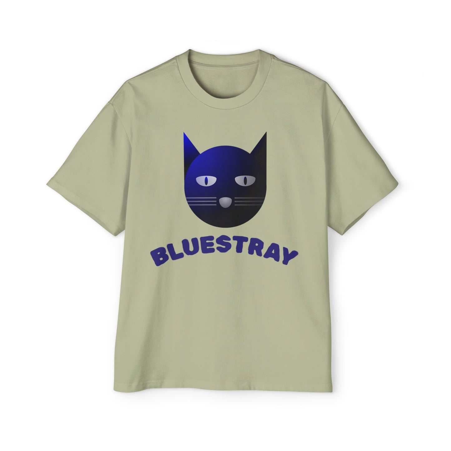 Bluestray Cat Tee — Graphic Men's Oversized T-Shirt