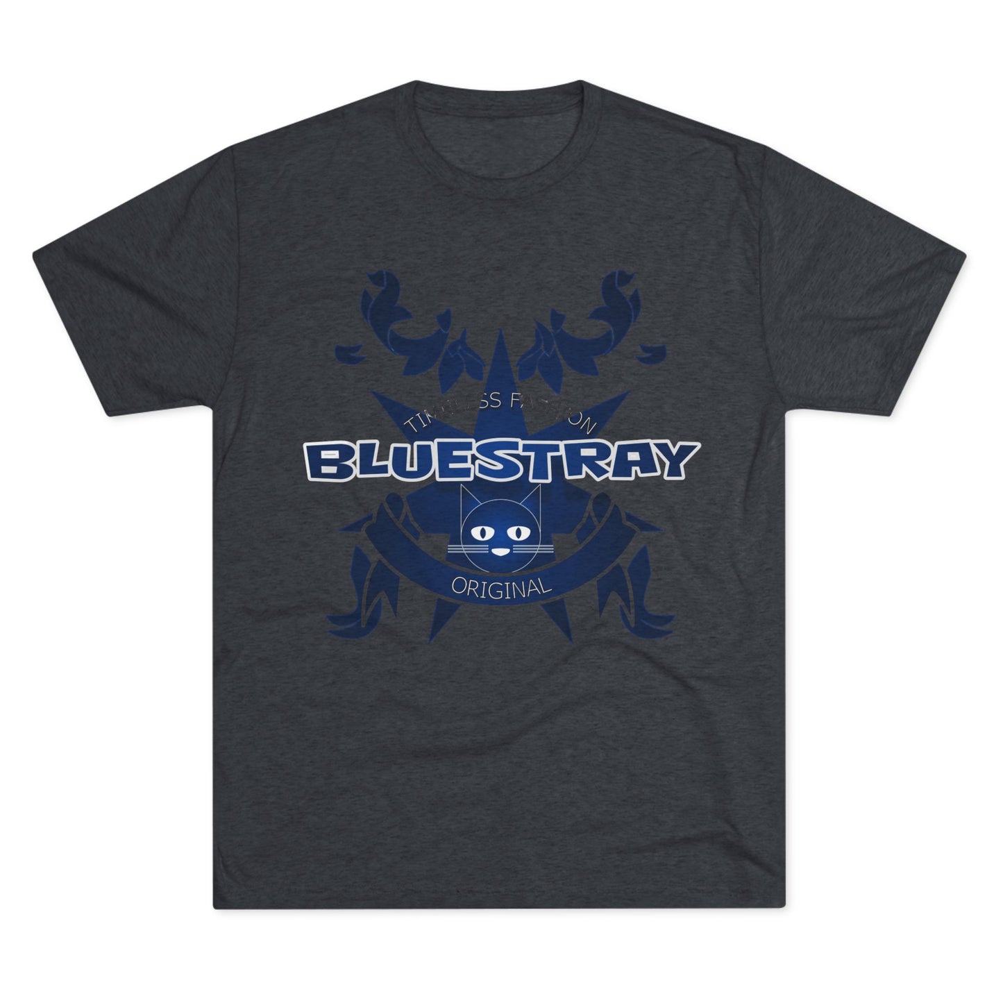 Bluestray Crab Graphic Tee — Nautical Cat Logo Short-Sleeve Shirt