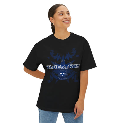 Bluestray Crab Graphic Tee — Oversized Boxy T‑Shirt