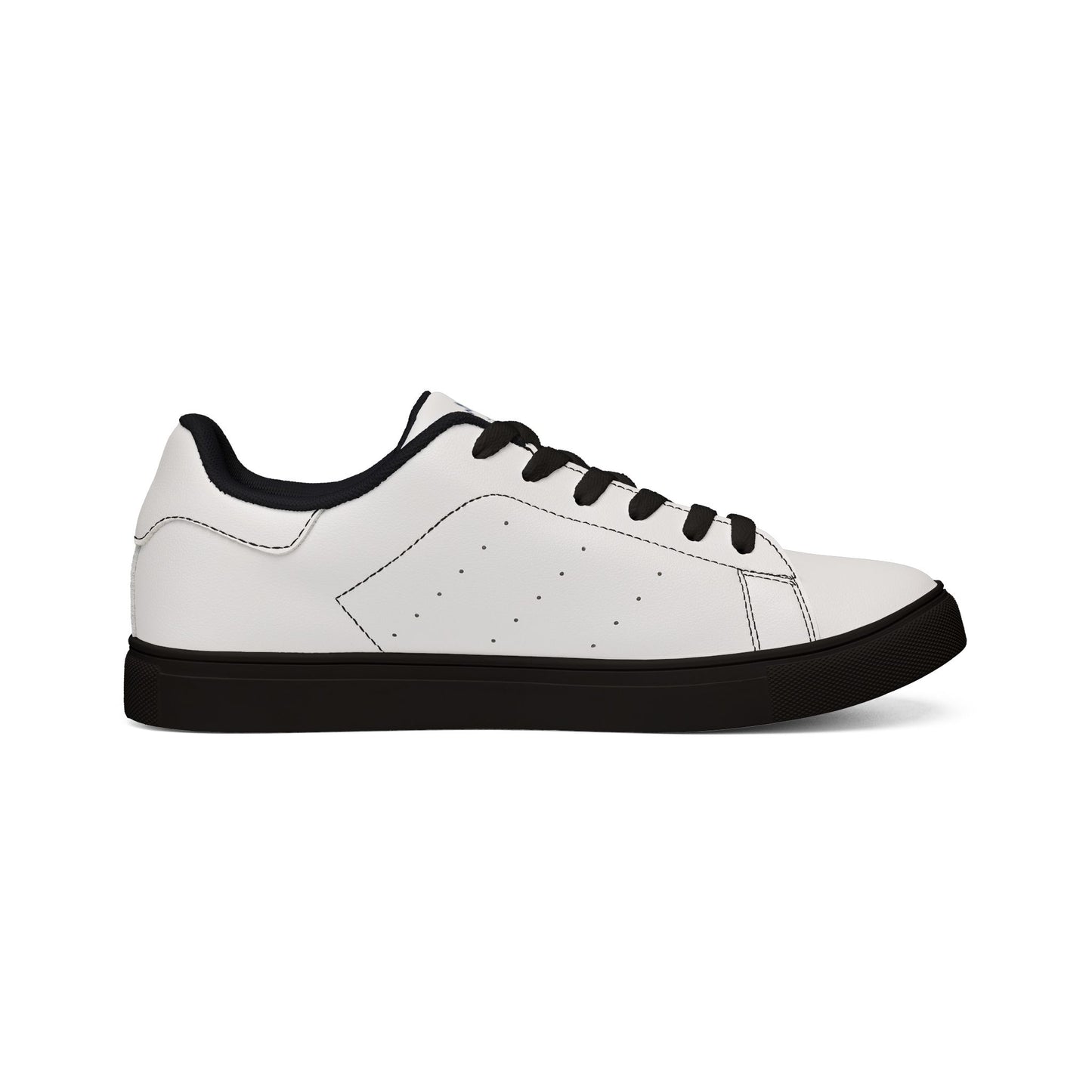 Bluestray Leather Low-Top Sneakers — Classic White Casual Shoes with Subtle Crest Accent