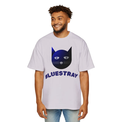 Bluestray Cat Tee — Graphic Men's Oversized T-Shirt