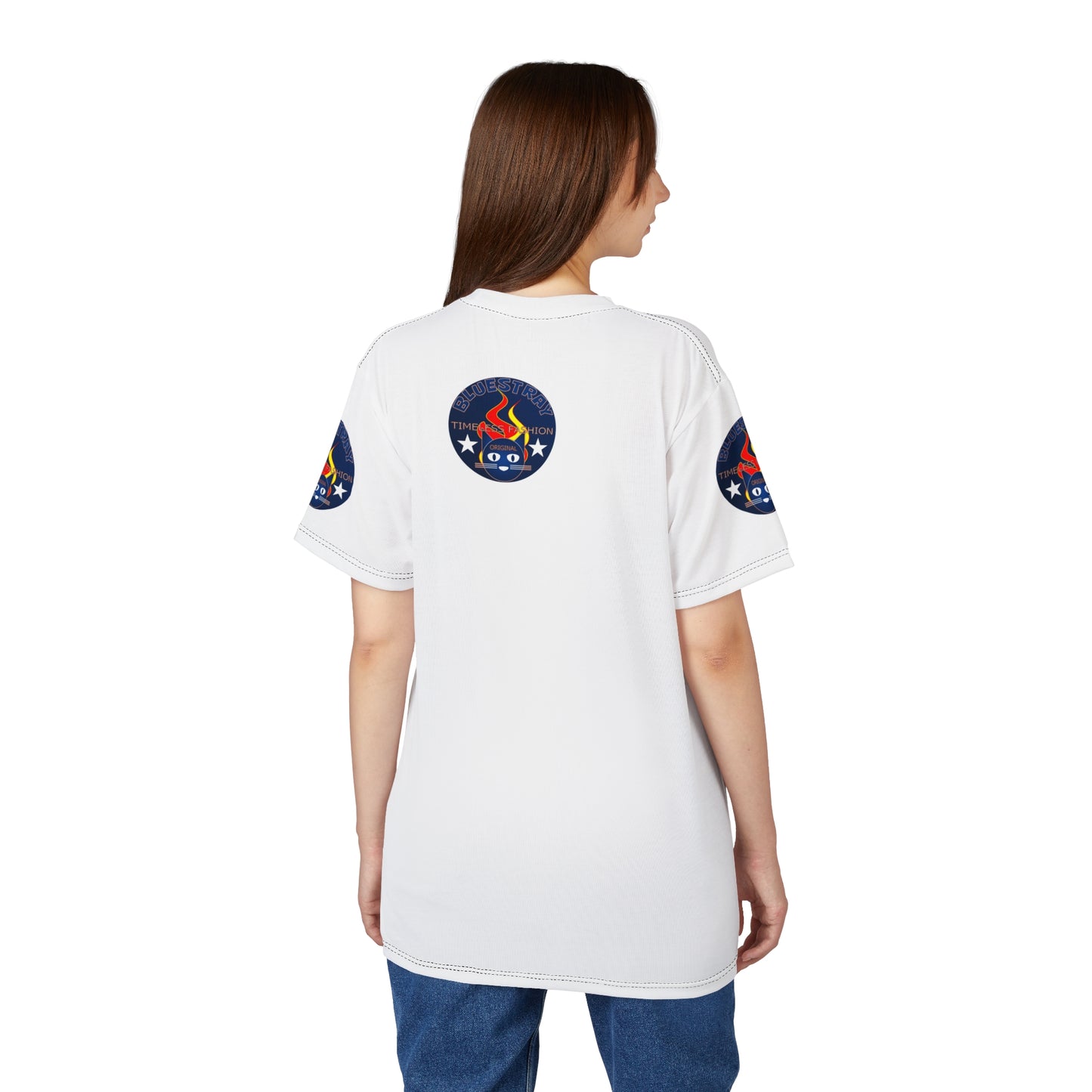 Bluestray Cat Flame Logo Tee — Vintage Timeless Fashion Graphic T-Shirt