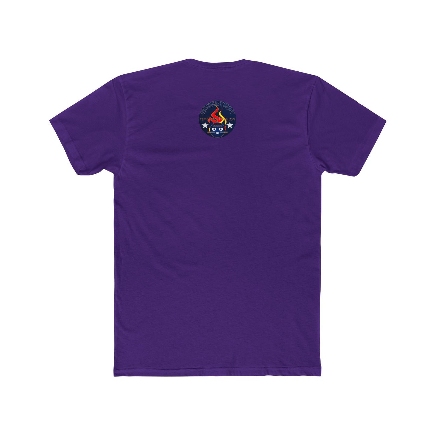 Retro Cat Flame Logo Tee — Bluestay Time & Motion Graphic T-Shirt