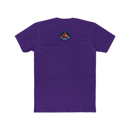 Retro Cat Flame Logo Tee — Bluestay Time & Motion Graphic T-Shirt