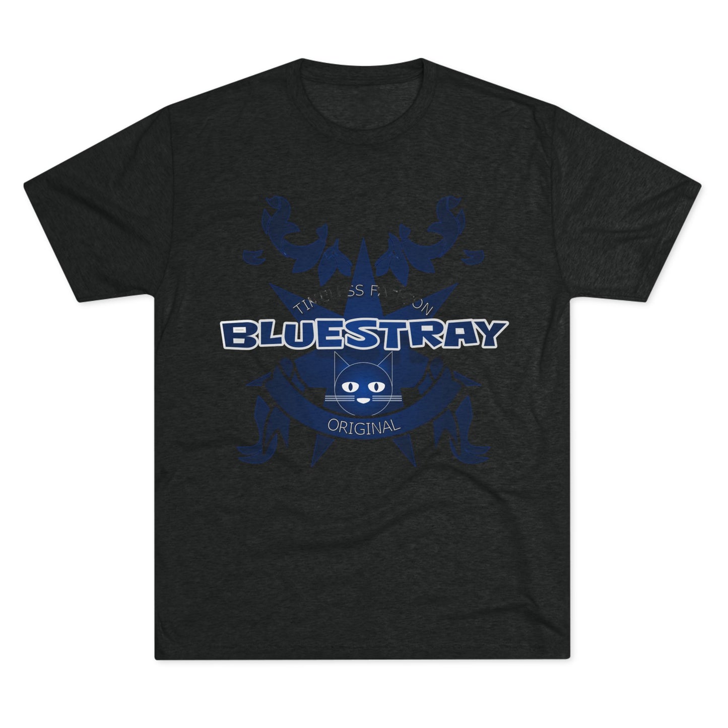 Bluestray Crab Graphic Tee — Nautical Cat Logo Short-Sleeve Shirt