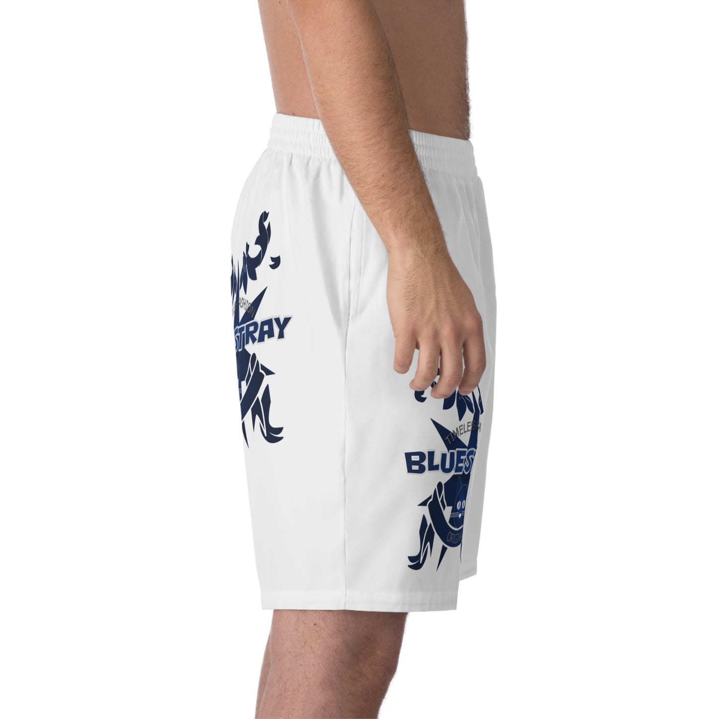Beach Shorts — Bluestray Crab Logo Elastic Swim Trunks