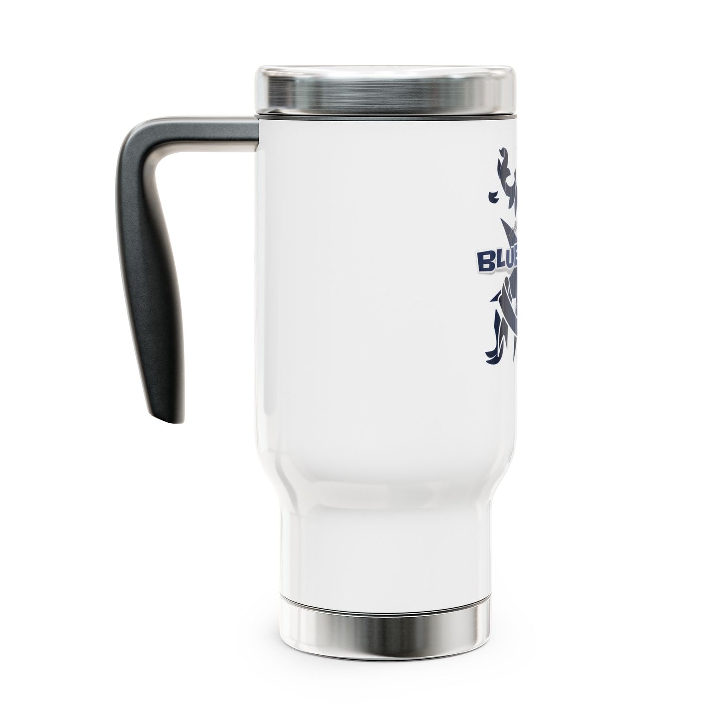 Bluestray Crest Travel Mug — 14oz Stainless Steel Insulated Tumbler with Handle