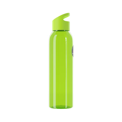 Bluestray Logo Water Bottle — Clear Reusable Bottle with Star & Flame Emblem