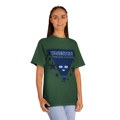 Bluestray Timeless Fashion Tee — Vintage Cat Triangle Logo T‑Shirt