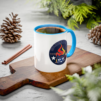Bluestray Cat Logo Mug — Colorful 11oz/15oz Ceramic Coffee Cup