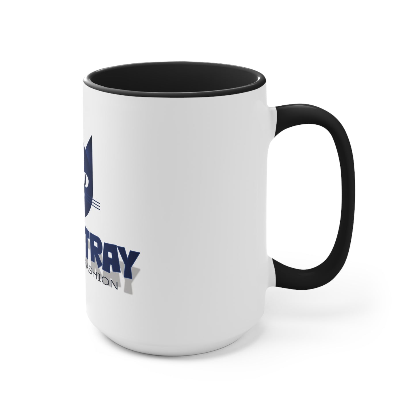 Accent Mug — Bluestray Cat Logo Coffee Cup